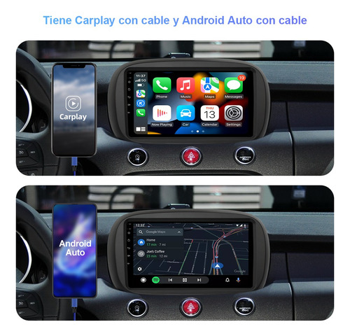 C-jc-jstereo Carplay 2+32 Gb For Fiat 500x 2016-2022 Gps Wi