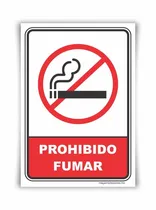 Comprar 10pz Señalamientos Letrero Prohibido Fumar 20x25
