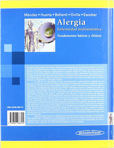 Alergia Enfermedad multisistémica Fundamentos básicos y clínicos, de MENDEZ. Editorial Panamericana en español