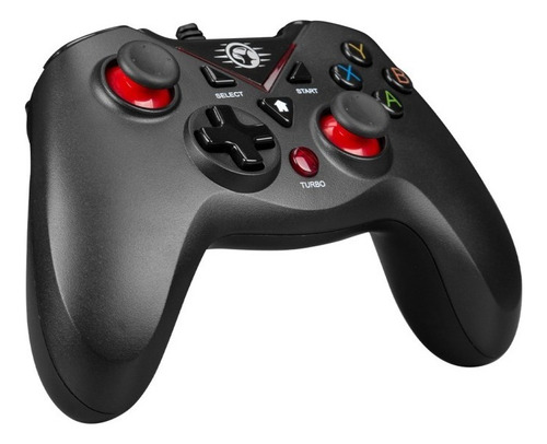 Gamepad Marvo Gt-016 Alambrico Usb Compatible Ps3 Y Pc Vibra Color Negro