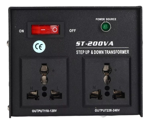 - Convertidor De Voltaje De 200 W, Transformador Step Up