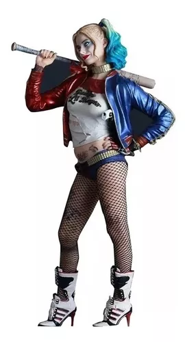 Harley Quinn Crazy Toys Arlequina Figures Roupas Reais 30cm em