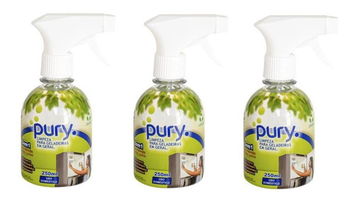 03 Air Pury Limpeza E Higienização Geladeira E Freezer 250ml