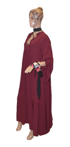 47 Street Vestido Modelo Bohemia Amplio Mas Faja De Regalo