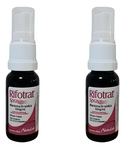 Kit 2 Rifocina Rifotrat Spray Cicatrizante Cães Gatos 20ml