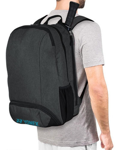 Mochila sexual Yonex 82212 gris y verde claro