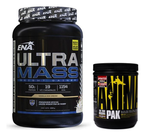 Ena Ultra Mass 1.5kg + Animal Pak 44 Servicios