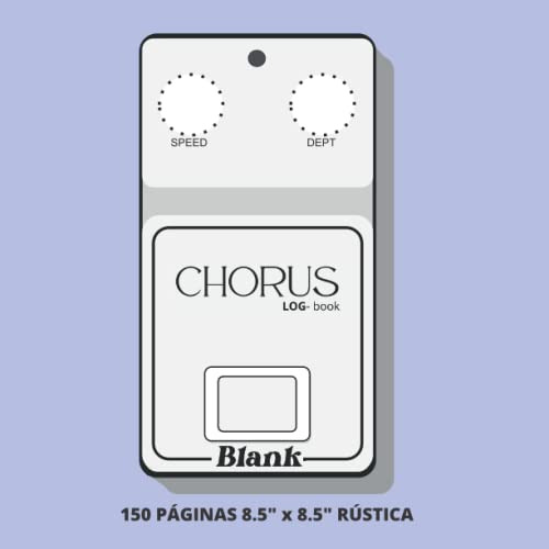 Blank Chorus Pedal Preset Notebook Efectos De Guitarra Stomp