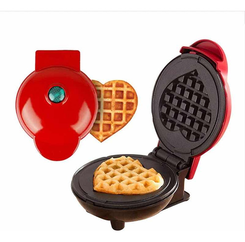 Mini Waflera Electrica Máquina Para Waffles Gofres Corazon