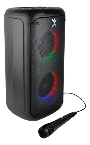 Mini Bafle Dual 5" Función TWS Luz RGB y Micrófono Miniglow Perfect Choice