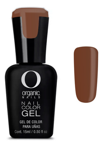 Color Gel Esmalte Uñas Dark Chocolate Organic Nails 15 Ml