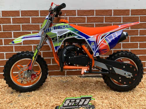 Moto Cross Para Niños A Gasolina Pitbike 60cc Motocross