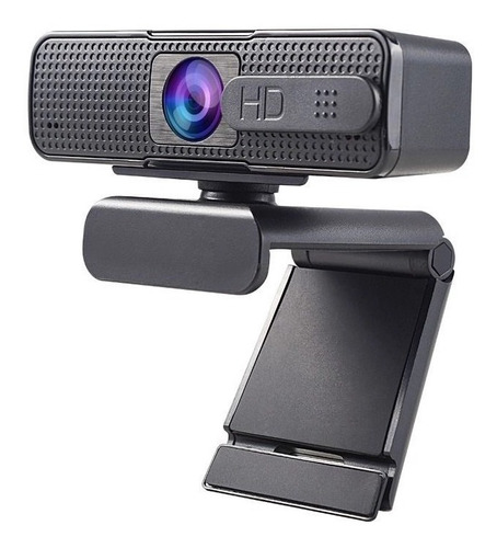 Webcam Full Hd 1080p Microfone Embutido Alta Resolução Cor Preto