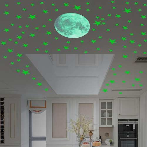 ' Brillan En La Oscuridad Estrellas Para Techo, 435pcs