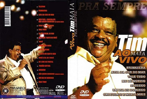 Dvd Tim Maia Ao Vivo: Pra Sempre