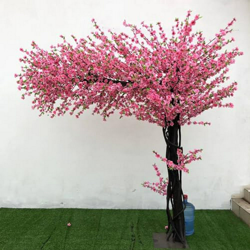 Planta De Simulación Flor De Seda Hecha A Mano Árbol De Cere