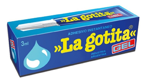 Pack X 6 La Gotita® - Adhesivo Instantáneo En Gel 3g Poxipol