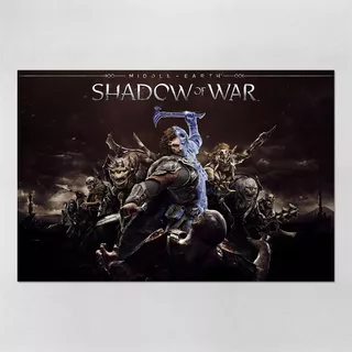 Poster 60x90cm Middle Earth Shadow Of War - Games 58