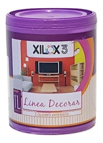 Latex  Xilox 3 Linea Decorar Acrilico Lavable - 1 Litro