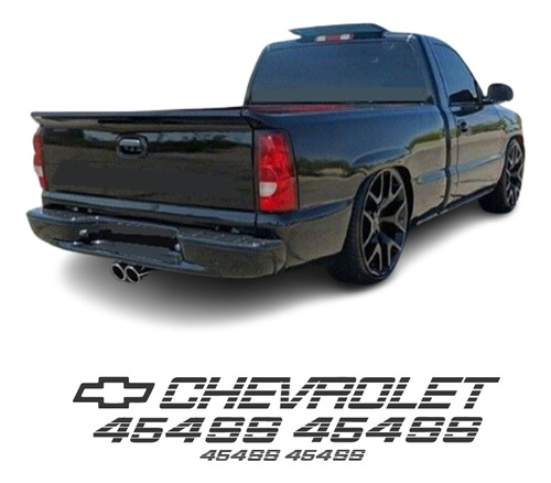 Kit Stickers Chevrolet 454 Ss M2 Pick Up Batea Envio Gratis