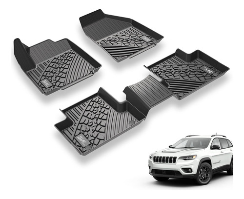 Alfombrilla Piso Para Jeep Cherokee No Grand Fila Color