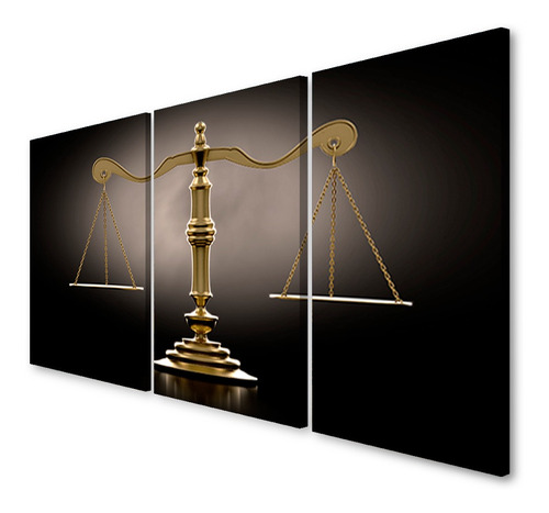 Imagem 1 de 5 de Quadro Escritório Advocacia Direito Advogado Balança Justiça