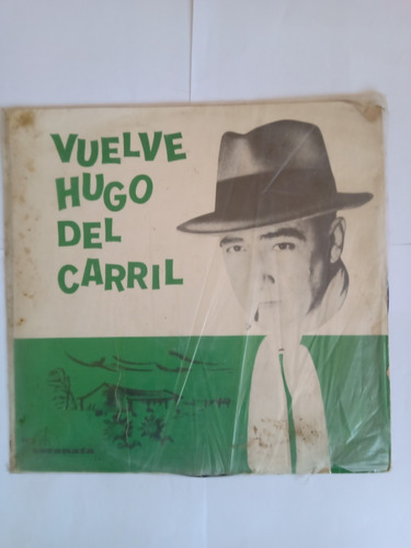 Vinilo Vuelve Hugo Del Carril - Tangos - Edición 1966 + Paño