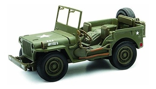 Nuevo Ray Jeep Willys 1:32 Escala De Fundición Modelo De