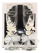 Comprar Copas Boda Brindis Matrimonio Par Copas Vidrio Grabadas 