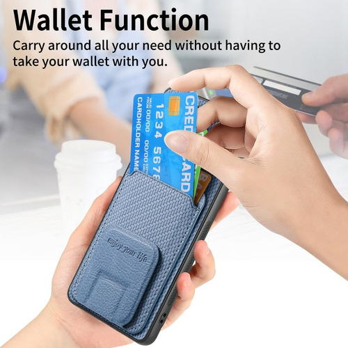 Funda For Con Soporte Plegable Y Bolsa De Tarjetas For Vivo