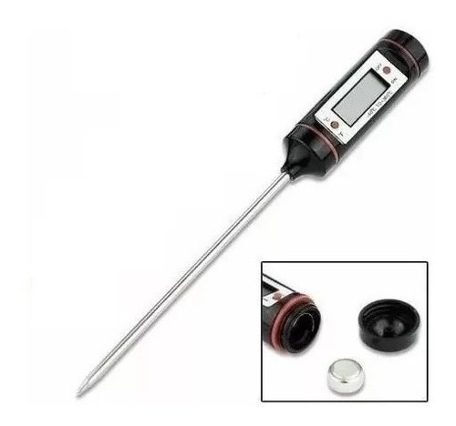 Imagen 4 de 10 de Pack Balanza De Acero Inox + Soplete Flambeador + Termometro