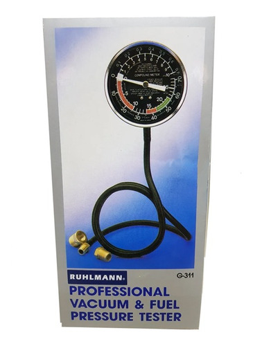 Imagen 3 de 6 de Vacuometro Medidor De Presion Vacio Nafta Ruhlmann Ru43800