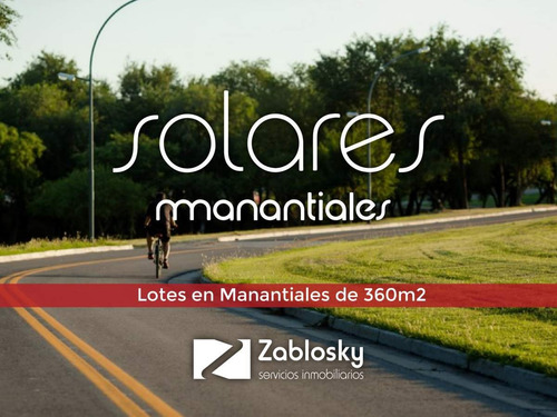 Imagen 1 de 5 de Solares De Manantiales 360m2 Fte. Espacio Verde
