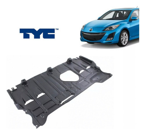 Cubre Carter Delantero Plastico Mazda 3 2010 Al 2013