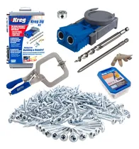 Comprar Sistema Ensamblaje Kreg Jig R3 Int + Pinza + 100 Tornillos