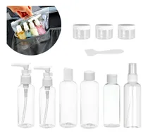 Comprar Kit 9 Frascos De Viagem Multiuso Porta Shampoo Creme Gel