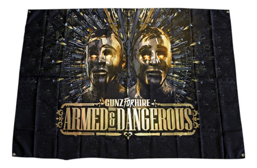 Imagen 1 de 1 de Bandera A&d - Gunz For Hire