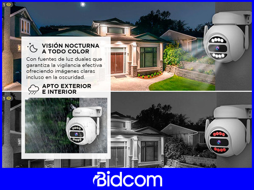 Cámara De Seguridad Srihome 4mp Impermeable Visión Nocturna