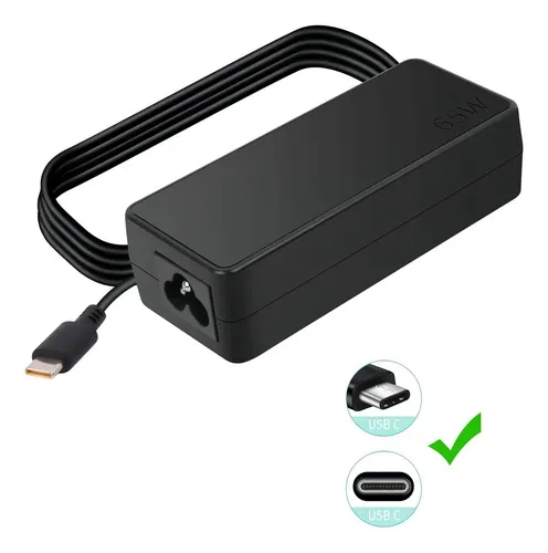 Cargador De Fuente De Alimentación Usb C Lenovo Max 65w - imagen 6