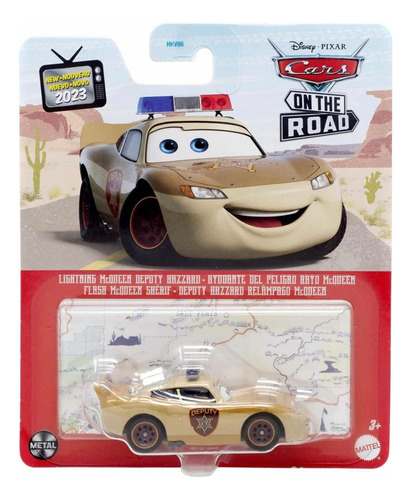 Disney Cars Metal Ayudante Del Peligro Rayo Mcqueen New 2023