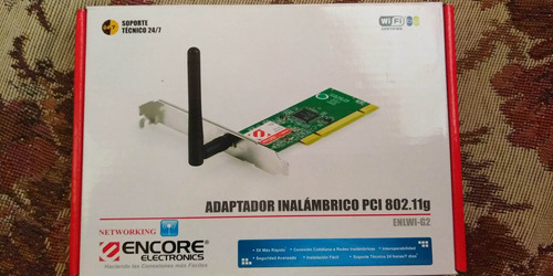 Tarjeta De Red Pci Wifi Encore 802.11g 