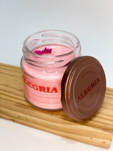 Imagem 2 de 2 de Vela Aromática - Alegria 100gr