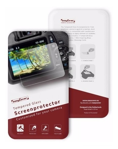 Protector De Pantalla Vidrio Templado Easycover Canon Nikon
