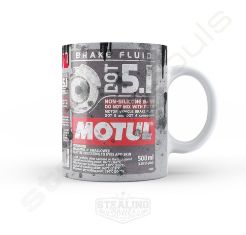 Taza De Porcelana Fierrera - Motul #12 | Motor Oil / Aceite