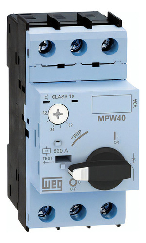 Disjuntor Motor Weg Azul Mpw40-3-u004 2,5-4a