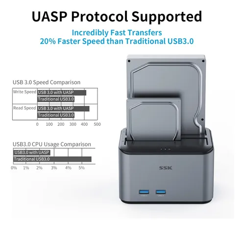 comprar Dock Station Estacion Clonar Disco  Sata 2.5 3.5