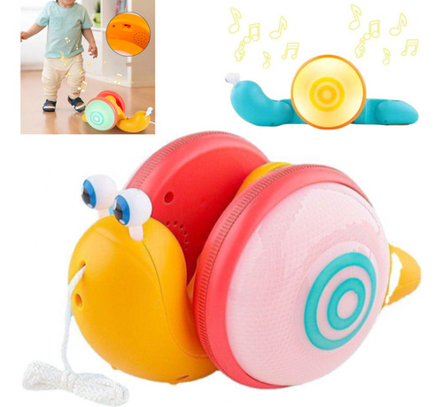 Juguete Infantil Con Forma De Caracol Con Luz Y Música Para