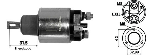 Solenoide De Arranque Sprinter Ranger F100 Maxion Lc 9835