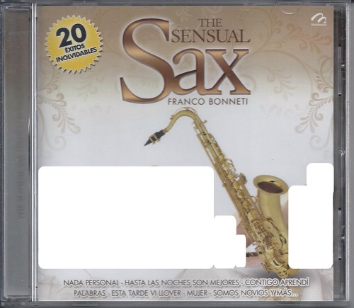 The Sensual Sax --franco Bonneti-- Cd Nacional