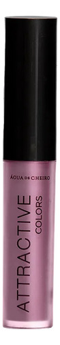 Batom Líquido Attractive Colors Nude Fabuloso 4ml Acabamento Semimate